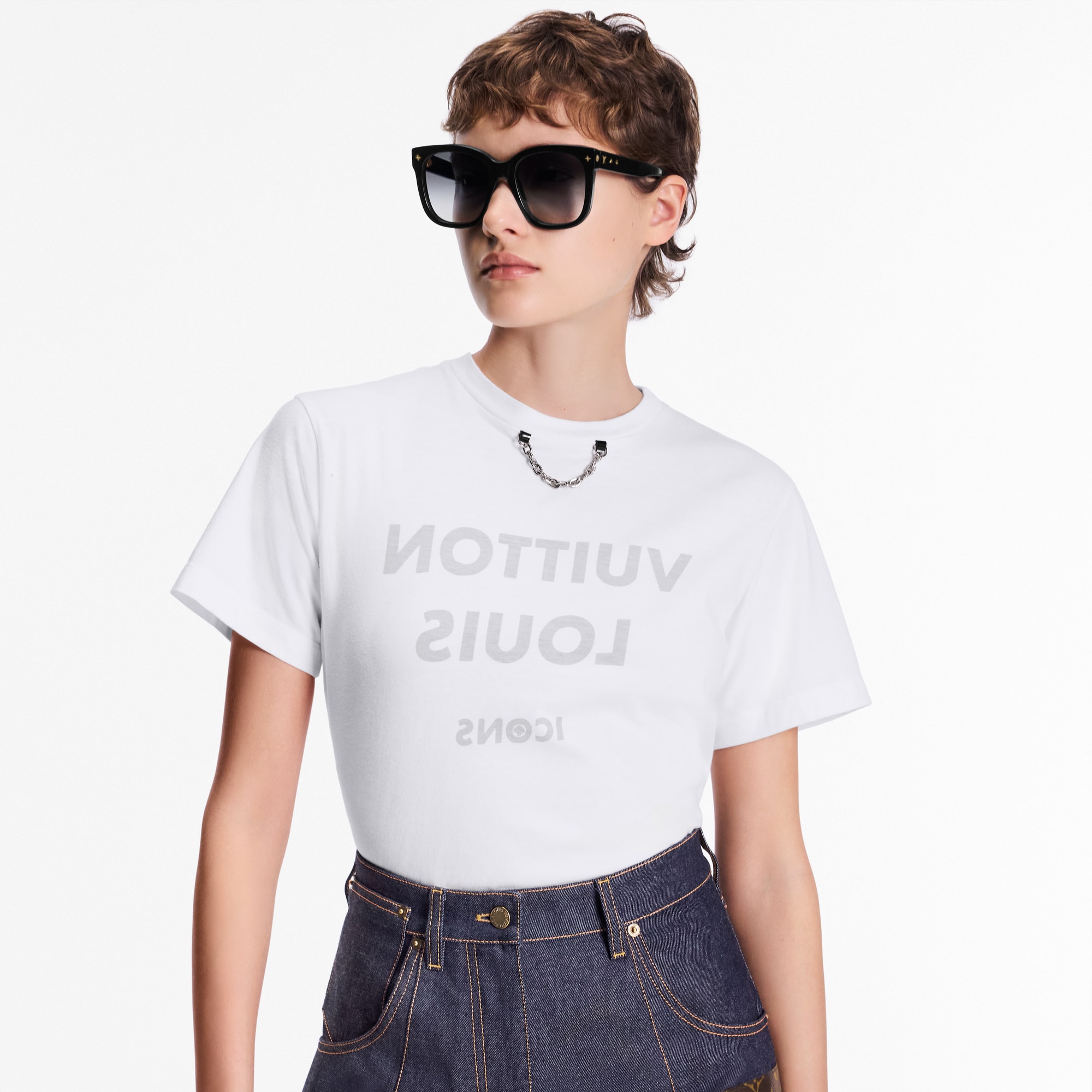 Louis Vuitton レディースTシャツ Sサイズ Louis Vuitton Print T-Shirt - Ready-to-Wear | Louis Vuitton India